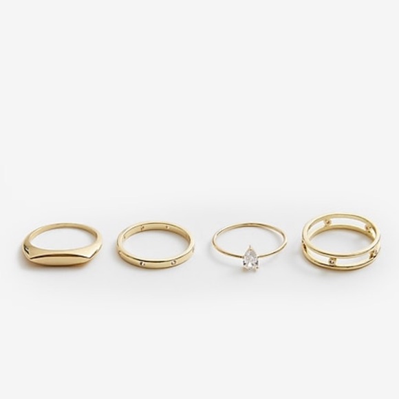 Mixed Rhinestone Ring Set - Picture 2 of 9